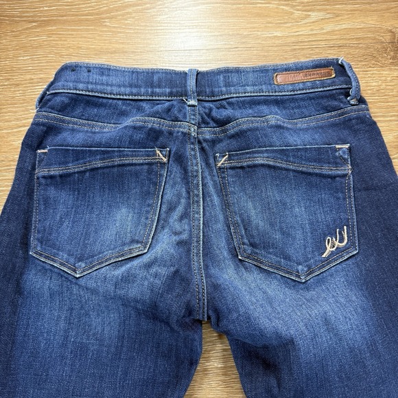 Express Jeans Women's Size 0S Legging Skinny Jeans Mid Rise Blue Stretch - Picture 9 of 10